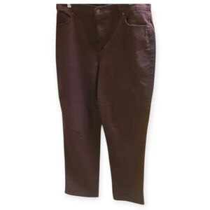 Gloria Vanderbilt Amanda Rich Plum Pants